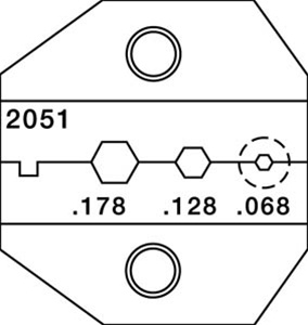 PA2051 - DIE RG174 BNC/TNC SMA/SMB CABLE BLISTER