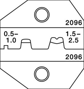 PA2096 DIE 22-14 AWG OPEN BARREL BLISTER