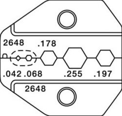 PA2648 DIE MINI-75 BLISTER, BNC/TNC