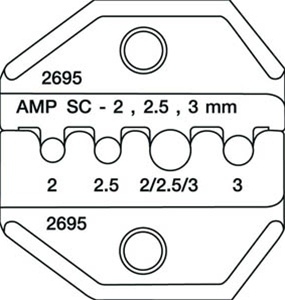 PA2695 DIE AMP 2.0/ 2.5 / 3.0 SC BLISTER