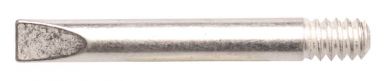 .13 x .85" Thread-in Plated Chisel Tip for Standard Iron Line Heaters