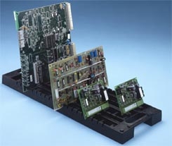 PCB Rack, Standard black conductive, 7" x 20", 20 Slots