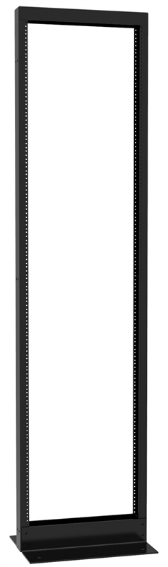 RB-2P77 Hammond MFG 44U Welded Steel 2-Post Open Frame Rack