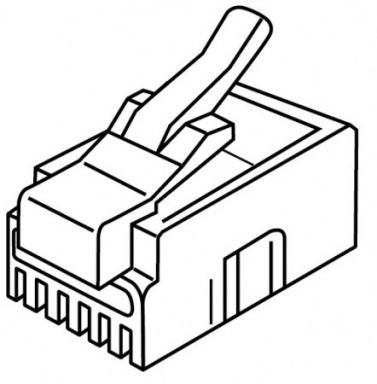 RJ-11 Standard Modular Plugs (6P4C)