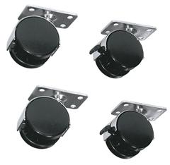 CASTER KIT FOR RK'S & BRK'S WITH 2 LOCKING WH
