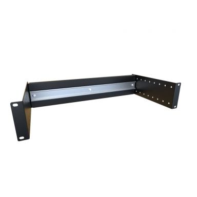 2U Adjustable depth DIN rail rack bracket