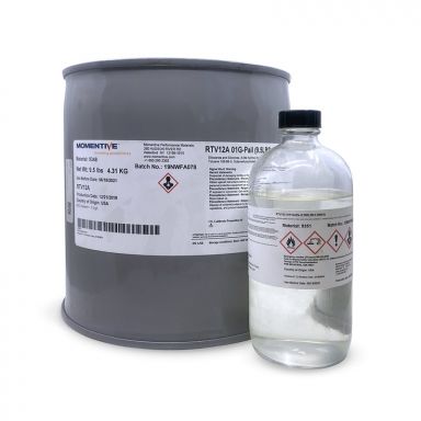 RTV12A Part A Clear Silicone Potting Compound, 01G-Pail (9.5 lbs - 4.31 kg)