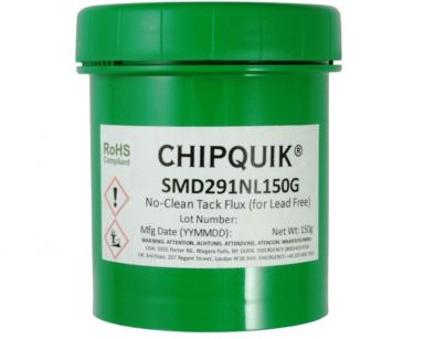 Tack Flux no clean SMD291NL in 150 gram Jar