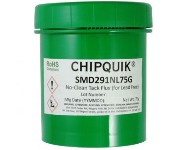 Tack Flux no clean SMD291NL in 75 gram Jar