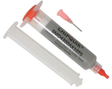 Solder Paste no clean 63Sn/37Pb in 10cc syringe 35g water washable (T5)