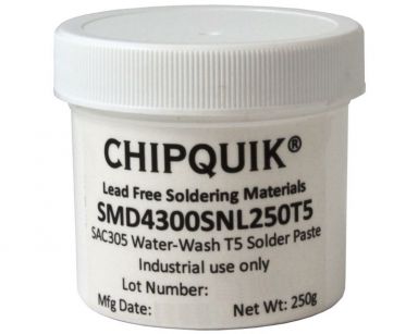 Solder Paste in jar 250g (T5) SAC305 water washable