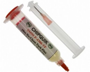 Tack Flux in 10cc syringe water washable w/plunger & tip