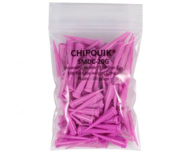 Dispensing Needles / Syringe Tips 100 Pack Conical Plastic - 20 gauge