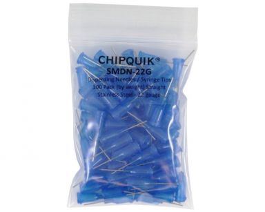 Dispensing Needles / Syringe Tips 100 Pack Straight Stainless Steel - 22 gauge