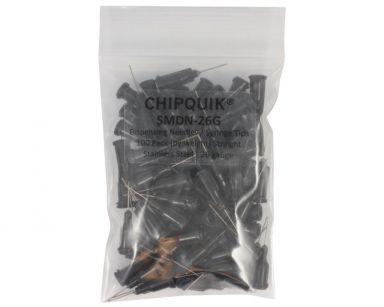 Dispensing Needles / Syringe Tips 100 Pack Straight Stainless Steel - 26 gauge