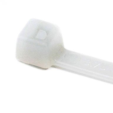 T18L9M4 - Cable Tie, 8" Long, UL Rated, 18lb Tensile Strength, PA66, Natural, 1000/pkg