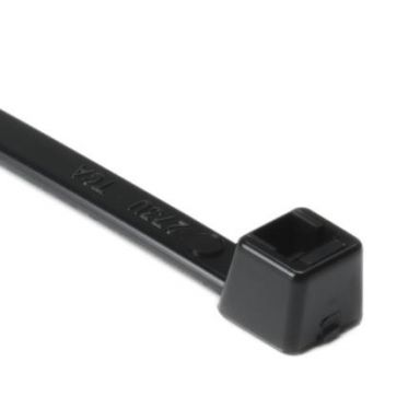 T50L0M4 - Cable Tie, 15" Long, UL Rated, 50lb Tensile Strength, PA66, Black, 1000/pkg