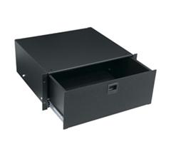 4 SPACE (7") RACK DRAWER, BLACK TEXTURED FINI