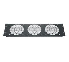 FAN PANEL FOR 3 FANS, BLACK TEXTURED FINISH