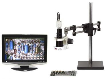 MacroZoom HD Digital Microscope System - 22" LCD Monitor - Ball Bearing Base