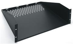 3 SPACE (5 1/4") VENTED RACK SHELF, 17" DEEP