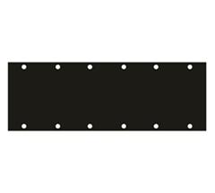 TRIPLE WIDTH UCP BLANK PANEL