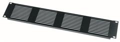 2 SPACE (3 1/2") SLOTTED VENT PANEL, BLACK BR