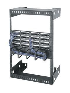 30 SPACE (52 1/2"),WALL MOUNT RELAY RACK, 18"