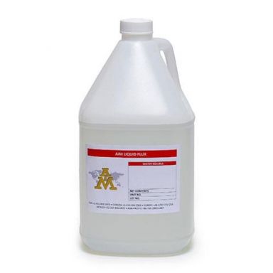 AIM SOLDER WS716 Water Soluble Liquid Flux, 1 Gallon
