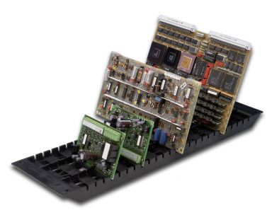 PCB Rack, RA-18 Series, High temp conductive, 6" x 18", 25 slots