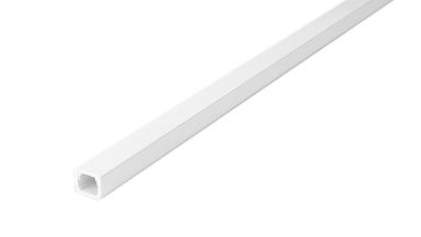 Perplas 6 ft Raceway Cable Concealer with Adhesive Tape Type-1 5/8 Inch X 1/2 Inch - White