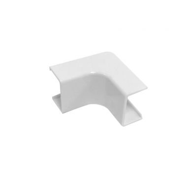 Inside Corner for 19 mm X 11 mm Raceway - White