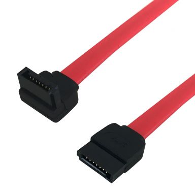 Sata to Right Angle Satacable - 7 Pin to 7 Pin - 0.5M