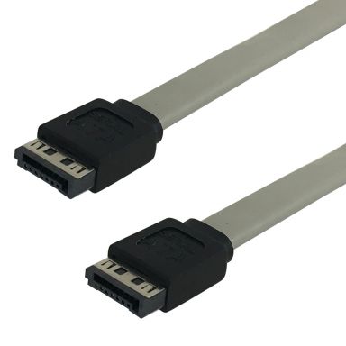External "L" Sata to External "L" Sata Cable - 7 Pin to 7 Pin - 0.5M - 19 inch
