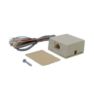 RJ31X RJ45 Surface with 2 ft RJ45 To Spade Lug Cable