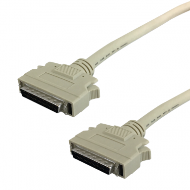 SCSI HD 50 Male to Male Cable- 3 ft - Beige