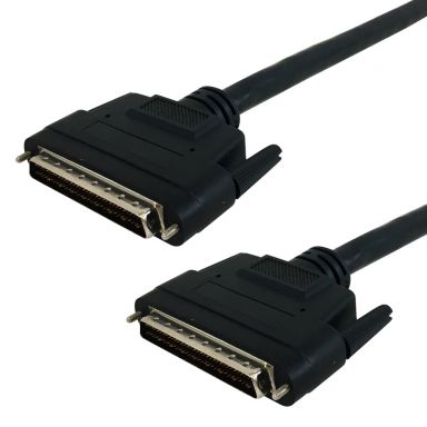 SCSI HD 68 Male to HD 68 Male LVD Cable - 3 ft - Black