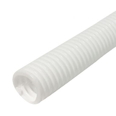 100 ft 2 Inch Corrugated White Split Loom