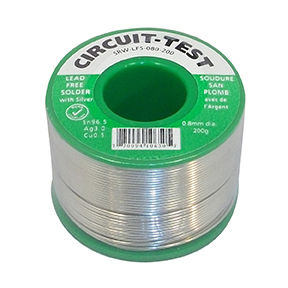 SRW-LFS-080-200 - Lead Free Silver Solder - 0.8mm, 200g Roll