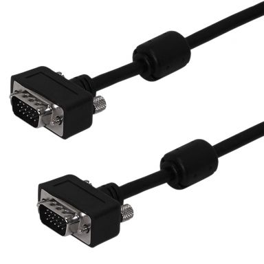 Ultra-Thin LCD SVGA Cable HD15 M/M CL2/ FT4 - 1 ft