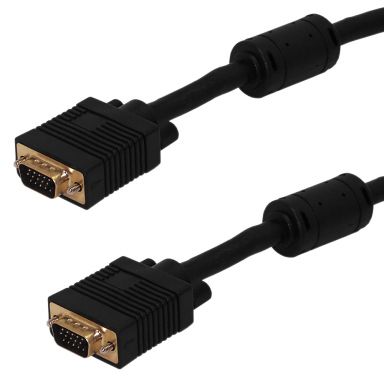 SVGA HD15 Male to Male Cable CL2/ FT4 - 1 ft