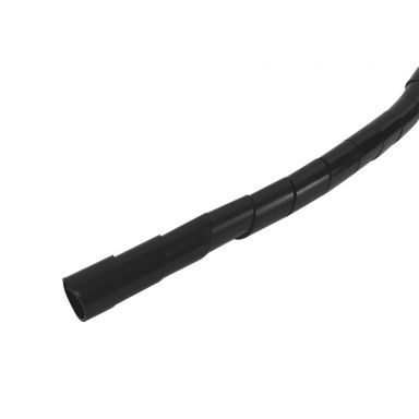 100 ft 1/4 Inch Spiral Wrap -Black UV Polyethylene
