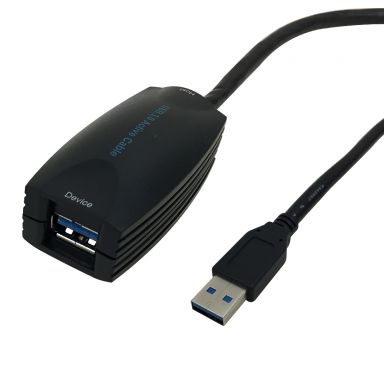 USB AA Male/Female 3.0 Active Extension Cable - 16 ft
