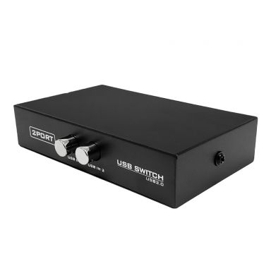 2-Port USB 2.0 Switch (Manual Push Button)