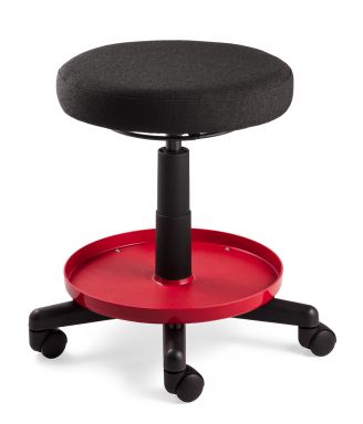Value-Line Series Seating, V3 Series - Maintenance/Repair Stool, Plastic tool tray, Seat/Back Materi