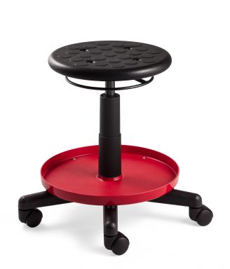 Value-Line Series Seating, V3 Series - Maintenance/Repair Stool, Plastic tool tray, Seat/Back Materi