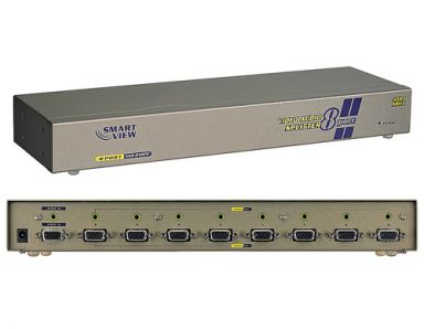 8-Port VGA Video Splitter with 3.5 mm Audio - 2048X 1536