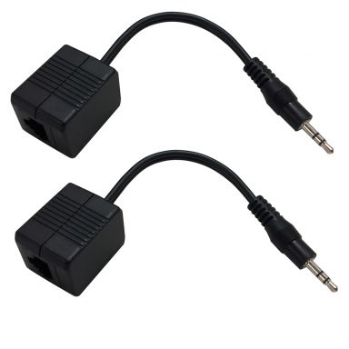 3.5 mm Stereo Extender Over Cat5E Cable 75M