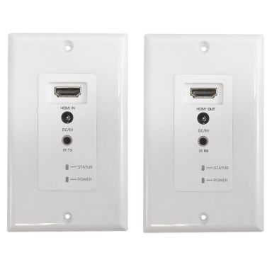 HDMI Wall Plate Extender Over One Cat5E/6 UTP Cable 60M -IR & 3D Support