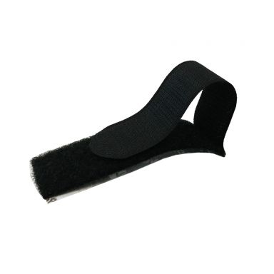 3 Inch Rip-Tie Econo Catch Adhesive Back Wrap - Black -Pack of 20